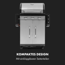 Gazooka 3.0T BBQ Grill 3x3kW Brenner 4 Rollen Edelstahl -Einrichtungsgeschäft 10033533 de 0003 logo