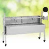 Sauenland Pro Spanferkelgrill Drehspieß 13W 4 Rollen Edelstahl