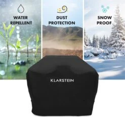 Tomahawk 3.1 S Wetterschutzhaube 300D Canvas 30/70% PE/PVC Schwarz -Einrichtungsgeschäft 10033569 yy 0005 logo Klarstein Tomahawk S Wetterschutzhaube schwarz