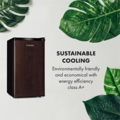 Feldberg Kühlschrank A+ 90 Liter MirageCool Concept Holzdesign Schwarz -Einrichtungsgeschäft 10033594 uk 0003 logo Klarstein Feldberg Kuehlschrank Holzdesign schwarz
