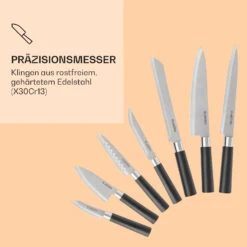Kitano Plus Messer-Set 9 Tlg. Holzblock Bambus-Schneidebrett Weiß -Einrichtungsgeschäft 10033673 de 0004 logo