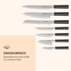 Kitano Plus Messer-Set 9 Tlg. Holzblock Bambus-Schneidebrett Weiß -Einrichtungsgeschäft 10033673 de 0006 logo