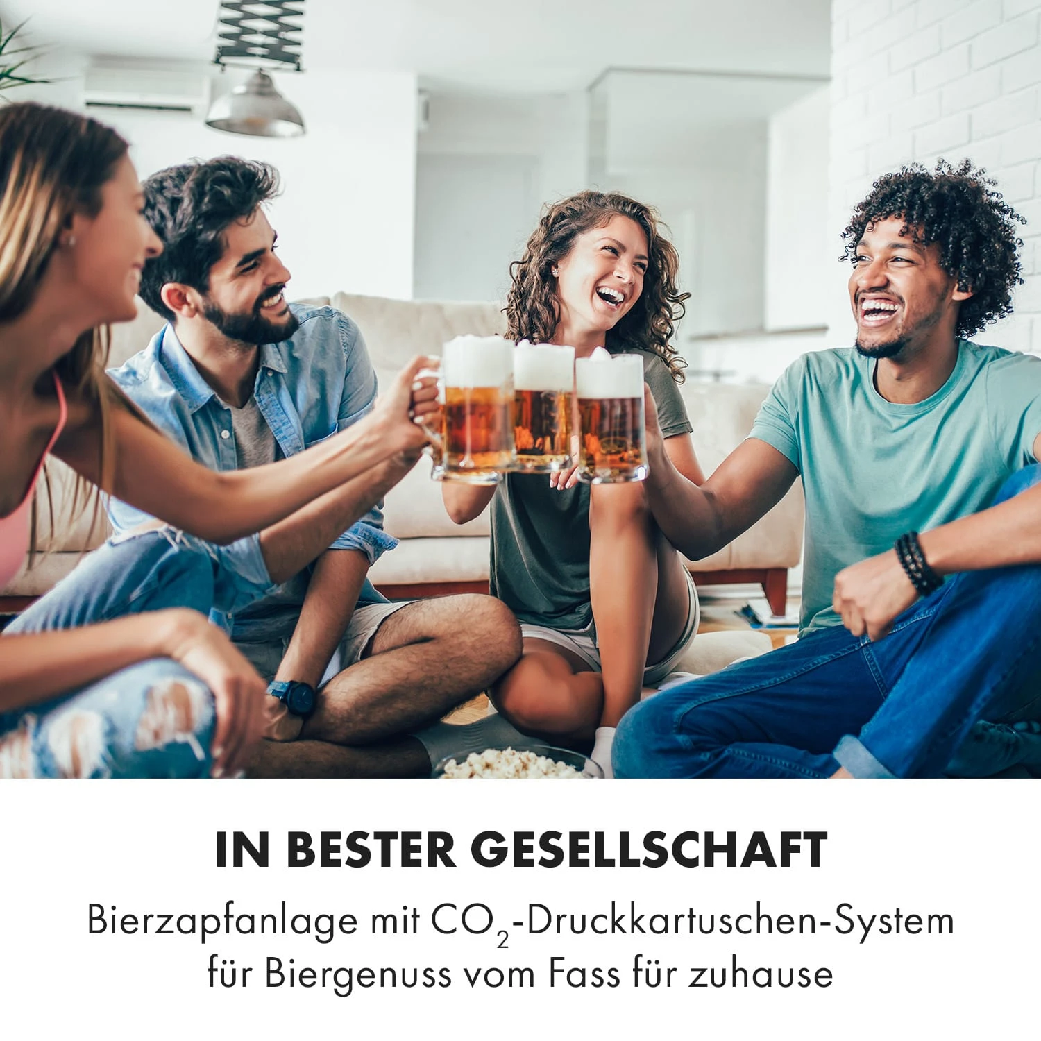 Beerkules Bierzapfanlage 5l Fässer Kompressor 120W Cooling: 4h 2 Beerkules Bierzapfanlage 5l Fässer Kompressor 120W Cooling: 4h – Bild 2