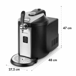 Beerkules Bierzapfanlage 5l Fässer Kompressor 120W Cooling: 4h 21 Beerkules Bierzapfanlage 5l Fässer Kompressor 120W Cooling: 4h -Einrichtungsgeschäft 10033689 yy 0011 logo Klarstein Beerkules Bierzapfanlage schwarz