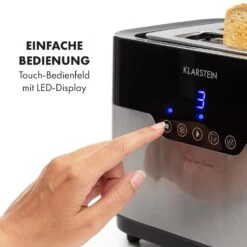 Arabica Toaster 920W LED-Display Touch-Bedienfeld Edelstahl -Einrichtungsgeschäft 10033728 de 0003 logo