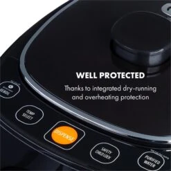 Hot Spring Plus Heißwasserspender 5l Edelstahl-Wassertank 45-95 °C -Einrichtungsgeschäft 10033753 yy 0003 logo Klarstein Hot Spring Heisswasserspender schwarz