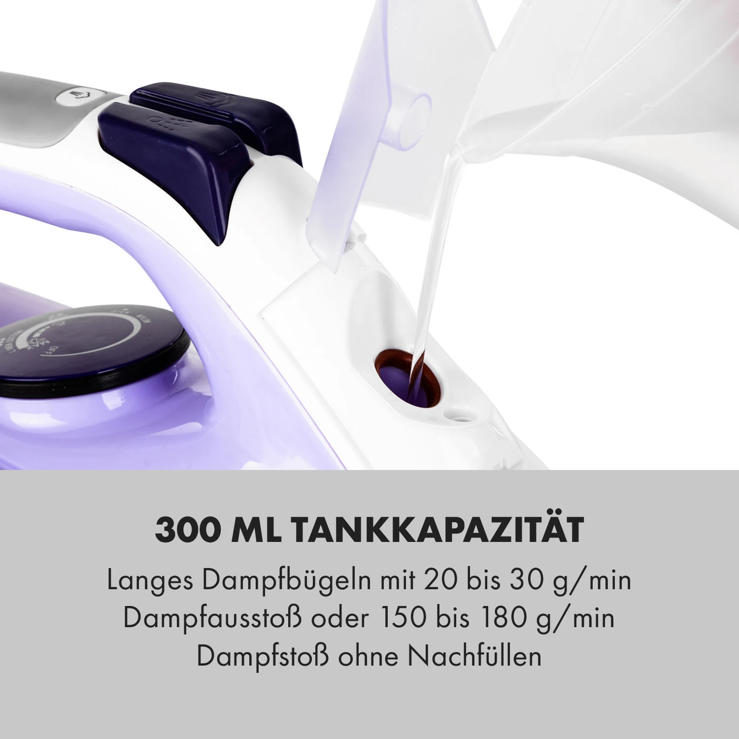 Steam Bro Dampfbügeleisen 2200W 300ml EasyGlide TouchSensor AntiCalc 5 Steam Bro Dampfbügeleisen 2200W 300ml EasyGlide TouchSensor AntiCalc – Bild 5