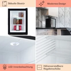 Brooklyn 42 Mini-Kühlschrank Glastür LED Ablage 12 Brooklyn 42 Mini-Kühlschrank Glastür LED Ablage -Einrichtungsgeschäft 10033821 DE 0005 usp