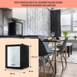 Brooklyn 42 Mini-Kühlschrank Glastür LED Ablage 13 Brooklyn 42 Mini-Kühlschrank Glastür LED Ablage -Einrichtungsgeschäft 10033821 DE 0006 usp