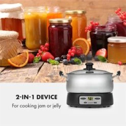 Jam Session Marmeladen- Und Geleekocher 1000W 2 Automatikprogramme -Einrichtungsgeschäft 10034109 yy 0003 logo Klarstein Jam Session Marmeladen und Geleekocher