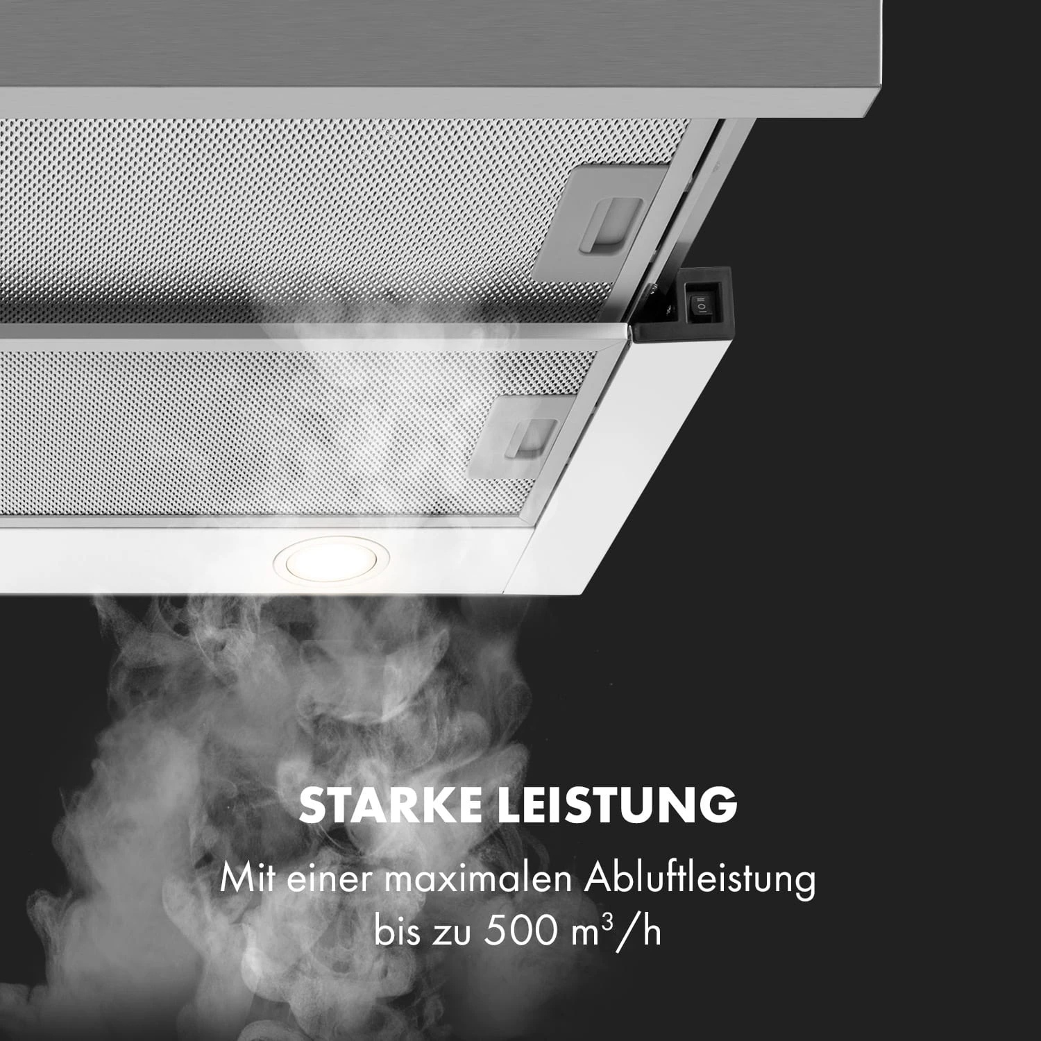 Mariana 60 Flachschirmhaube 500 M³/h Abluft LED Weiß 3 Mariana 60 Flachschirmhaube 500 M³/h Abluft LED Weiß – Bild 3