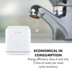 Aquatica Geschirrspüler Freistehend Installationsfrei 2 Gedecke 860W 19 Aquatica Geschirrspüler Freistehend Installationsfrei 2 Gedecke 860W -Einrichtungsgeschäft 10034126 yy 0009 logo Klarstein Aquatica Geschirrspueler weiss