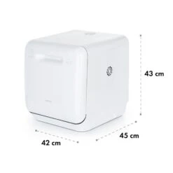 Aquatica Geschirrspüler Freistehend Installationsfrei 2 Gedecke 860W 20 Aquatica Geschirrspüler Freistehend Installationsfrei 2 Gedecke 860W -Einrichtungsgeschäft 10034126 yy 0010 logo Klarstein Aquatica Geschirrspueler weiss