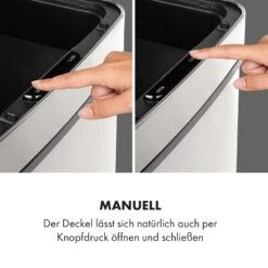 Touchless Müllsammler Sensor 72L 4 Behälter ABS PP Edelstahl Gebürstet 19 Touchless Müllsammler Sensor 72L 4 Behälter ABS PP Edelstahl Gebürstet -Einrichtungsgeschäft 10034128 de 0008 logo