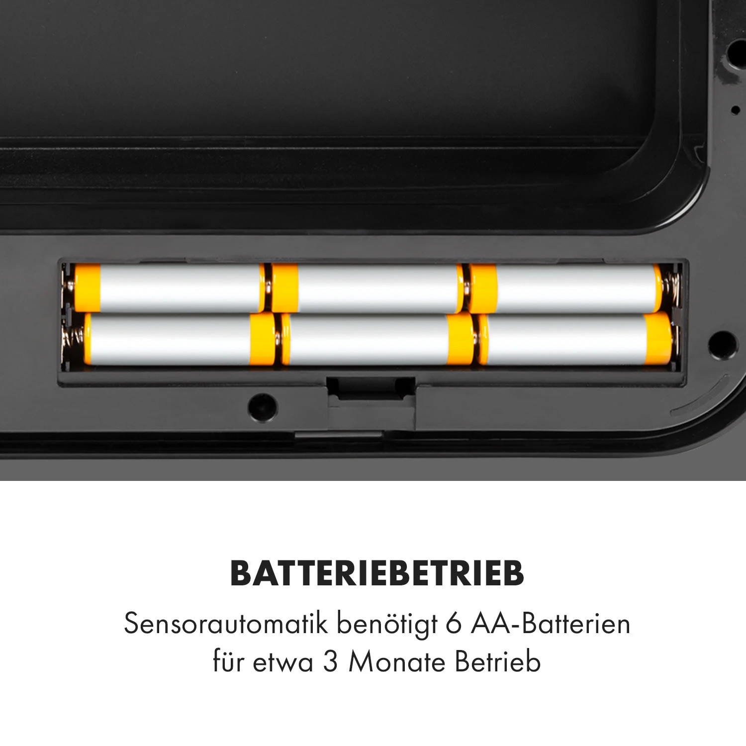 Touchless Müllsammler Sensor 72L 4 Behälter ABS PP Edelstahl Gebürstet 9 Touchless Müllsammler Sensor 72L 4 Behälter ABS PP Edelstahl Gebürstet – Bild 9