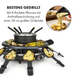 Fonduelette Raclette Und Fondue 1350W 1 Liter 38 Cm Ø Für 8 Personen -Einrichtungsgeschäft 10034138 de 0003 logo