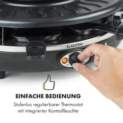 Fonduelette Raclette Und Fondue 1350W 1 Liter 38 Cm Ø Für 8 Personen -Einrichtungsgeschäft 10034138 de 0004 logo