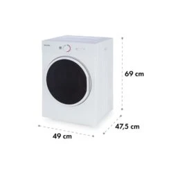 Jet Set Mini-Wäschetrockner Ablufttrockner 1020W EEK C 3kg 50cm Weiß -Einrichtungsgeschäft 10034158 yy 0008 logo Klarstein Jet Set Waeschetrockner weiss