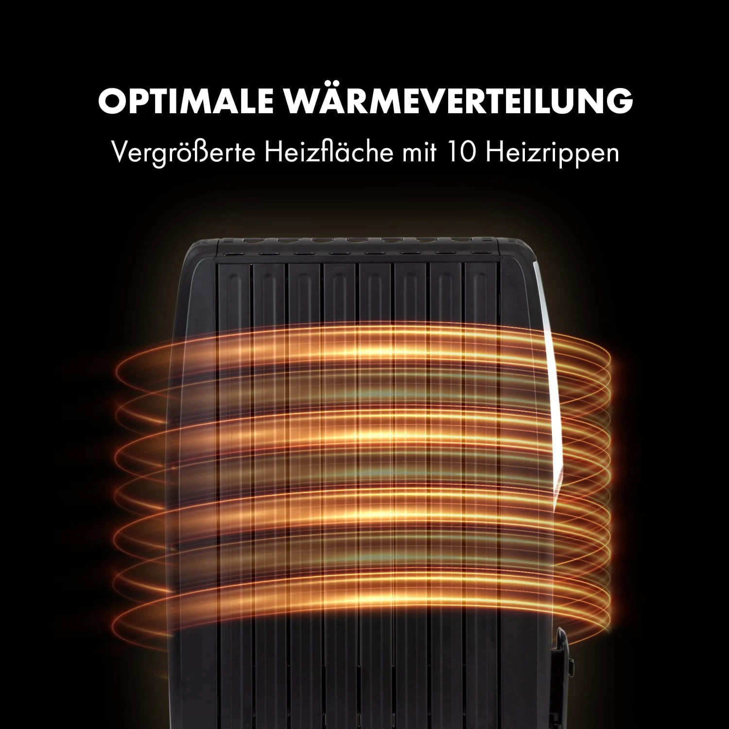 Thermaxx Noir Ölradiator 2500W 10-30° C 24h-Timer Fernbedienung 5 Thermaxx Noir Ölradiator 2500W 10-30° C 24h-Timer Fernbedienung – Bild 5