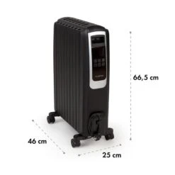 Thermaxx Noir Ölradiator 2500W 10-30° C 24h-Timer Fernbedienung 15 Thermaxx Noir Ölradiator 2500W 10-30° C 24h-Timer Fernbedienung -Einrichtungsgeschäft 10034253 yy 0008 logo Klarstein Thermaxx Noir oelradiator schwarz