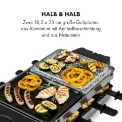 Sirloin Raclette 1500W Aluminium / Stein 8 Personen Kontroll-LED -Einrichtungsgeschäft 10034275 de 0004 logo