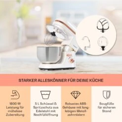Bella Elegance Küchenmaschine 2000W/2,7PS/5,2 Ltr Edelstahl BPA-frei -Einrichtungsgeschäft 10034365 de 0003 usp
