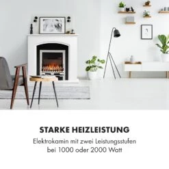 Verbier Elektrischer Kamin Elektrokamin 1000 / 2000 W LED-InstaFire Thermostat Timer Überhitzungsschutz -Einrichtungsgeschäft 10034396 de 0002 logo