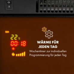 Verbier Elektrischer Kamin Elektrokamin 1000 / 2000 W LED-InstaFire Thermostat Timer Überhitzungsschutz -Einrichtungsgeschäft 10034396 de 0004 logo