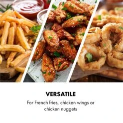 AeroVital Cube Chef Heißluftfritteuse Frittierkorb Zubehör Edelstahl -Einrichtungsgeschäft 10034407 yy 0003 logo Klarstein AeroVital Cube Chef Frittierkorb