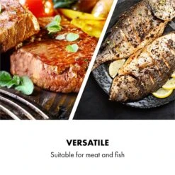 AeroVital Cube Chef Heißluftfritteuse Steak-Käfig Zubehör Edelstahl -Einrichtungsgeschäft 10034408 yy 0003 logo Klarstein AeroVital Cube Chef Steak Kaefig