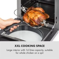 AeroVital Easy Touch Heißluftfritteuse 1700W 14l Timer 16 Programme Schwarz -Einrichtungsgeschäft 10034452 yy 0004 logo Klarstein AeroVital easy touch Fritteuse schwarz