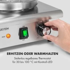 Wurstfabrik Pro 550 Hot Dog Maker 550W 2 Spieße 5L 30-100°C Edelstahl 12 Wurstfabrik Pro 550 Hot Dog Maker 550W 2 Spieße 5L 30-100°C Edelstahl -Einrichtungsgeschäft 10034453 de 0003 logo