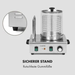 Wurstfabrik Pro 550 Hot Dog Maker 550W 2 Spieße 5L 30-100°C Edelstahl 17 Wurstfabrik Pro 550 Hot Dog Maker 550W 2 Spieße 5L 30-100°C Edelstahl -Einrichtungsgeschäft 10034453 de 0008 logo