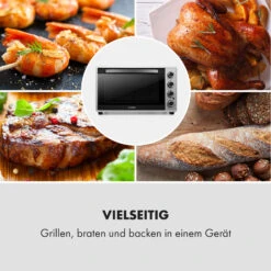 Masterchef 45 Mini-Backofen 45l 2000W 100-230 °C Timer Silber -Einrichtungsgeschäft 10034497 de 0007 logo