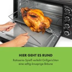 Masterchef 60 Mini-Backofen 60l 2000W 100-230 °C Timer Schwarz -Einrichtungsgeschäft 10034498 de 0006 logo