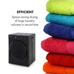 Jet Set Mini-Wäschetrockner Ablufttrockner 1020W EEK C 3kg 50cm -Einrichtungsgeschäft 10034512 yy 0005 logo Klarstein Jet Set Waeschetrockner schwarz