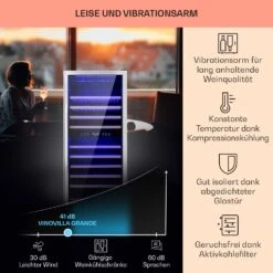 Vinovilla Grande 116 Built-in Duo Weinkühlschrank 310 Ltr 116 Fl. LED -Einrichtungsgeschäft 10034525 DE 0004 usp