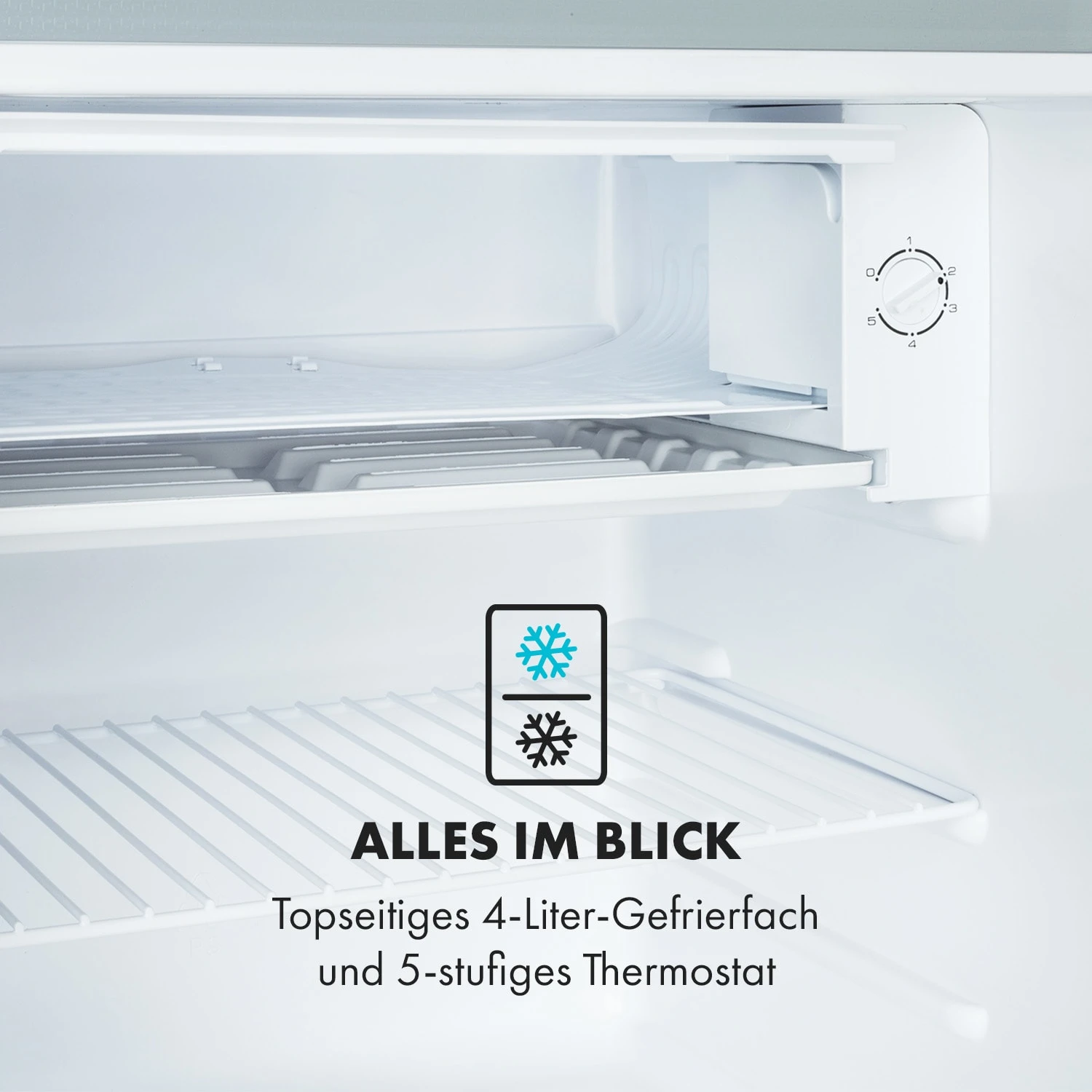 Delaware Kühlschrank 75 Liter 4-Liter-Gefrierfach Kompression 7 Delaware Kühlschrank 75 Liter 4-Liter-Gefrierfach Kompression – Bild 7