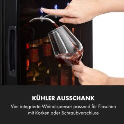 First Class 84 Weinkühlschrank 4 Dispenser 84 Fl. 5-22°C Touch Glastür -Einrichtungsgeschäft 10034564 de 0002 logo