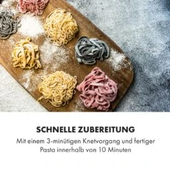 Pastamania Nudelmaschine 260W 7 Aufsätze 500 G 60 DB LED -Einrichtungsgeschäft 10034566 de 0005 logo