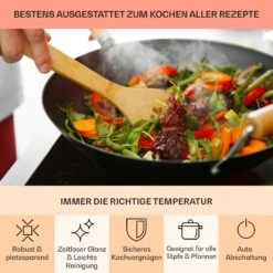EasyCook Keramikkochfeld 6100W Drehregler Schwarz -Einrichtungsgeschäft 10034604 de 0005 usp