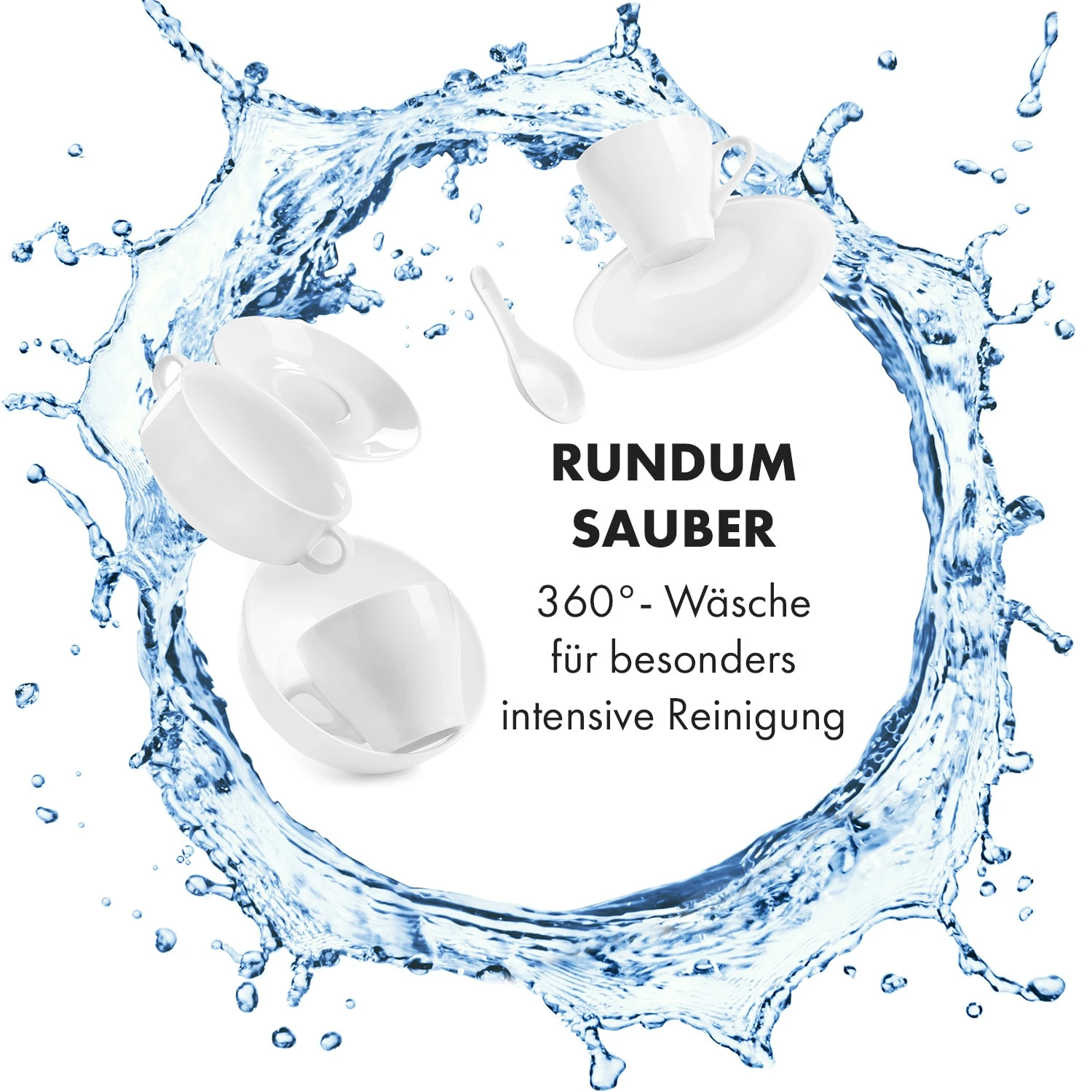 Lagoona Geschirrspülmaschine 1380W 6,5L 6 Gedecke Touch 6 Lagoona Geschirrspülmaschine 1380W 6,5L 6 Gedecke Touch – Bild 6