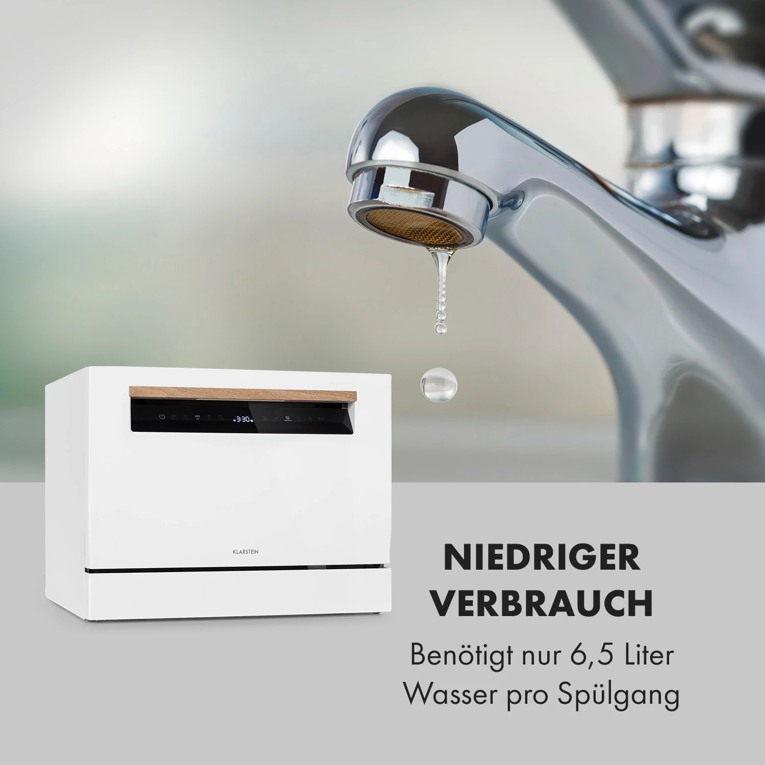 Lagoona Geschirrspülmaschine 1380W 6,5L 6 Gedecke Touch 7 Lagoona Geschirrspülmaschine 1380W 6,5L 6 Gedecke Touch – Bild 7