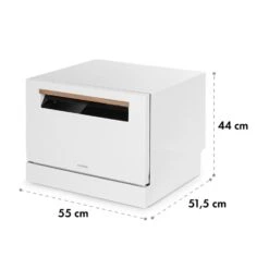 Lagoona Geschirrspülmaschine 1380W 6,5L 6 Gedecke Touch 22 Lagoona Geschirrspülmaschine 1380W 6,5L 6 Gedecke Touch -Einrichtungsgeschäft 10034631 yy 0011 logo Klarstein Lagoona Geschirrspuelmaschine weiss