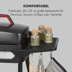 Gatsby Elektrogrill 2000W Antihaft-Grillfläche Seitentische Schwarz 11 Gatsby Elektrogrill 2000W Antihaft-Grillfläche Seitentische Schwarz -Einrichtungsgeschäft 10034706 de 0003 logo