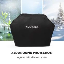 Tomahawk Wetterschutzhaube 600D Canvas 30/70% PE/PVC Schwarz -Einrichtungsgeschäft 10034713 yy 0005 logo Klarstein Tomahawk Wetterschutzhaube 140cm