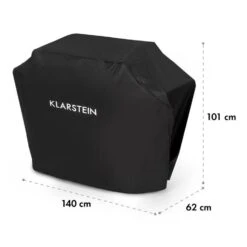 Tomahawk Wetterschutzhaube 600D Canvas 30/70% PE/PVC Schwarz -Einrichtungsgeschäft 10034713 yy 0007 logo Klarstein Tomahawk Wetterschutzhaube 140cm