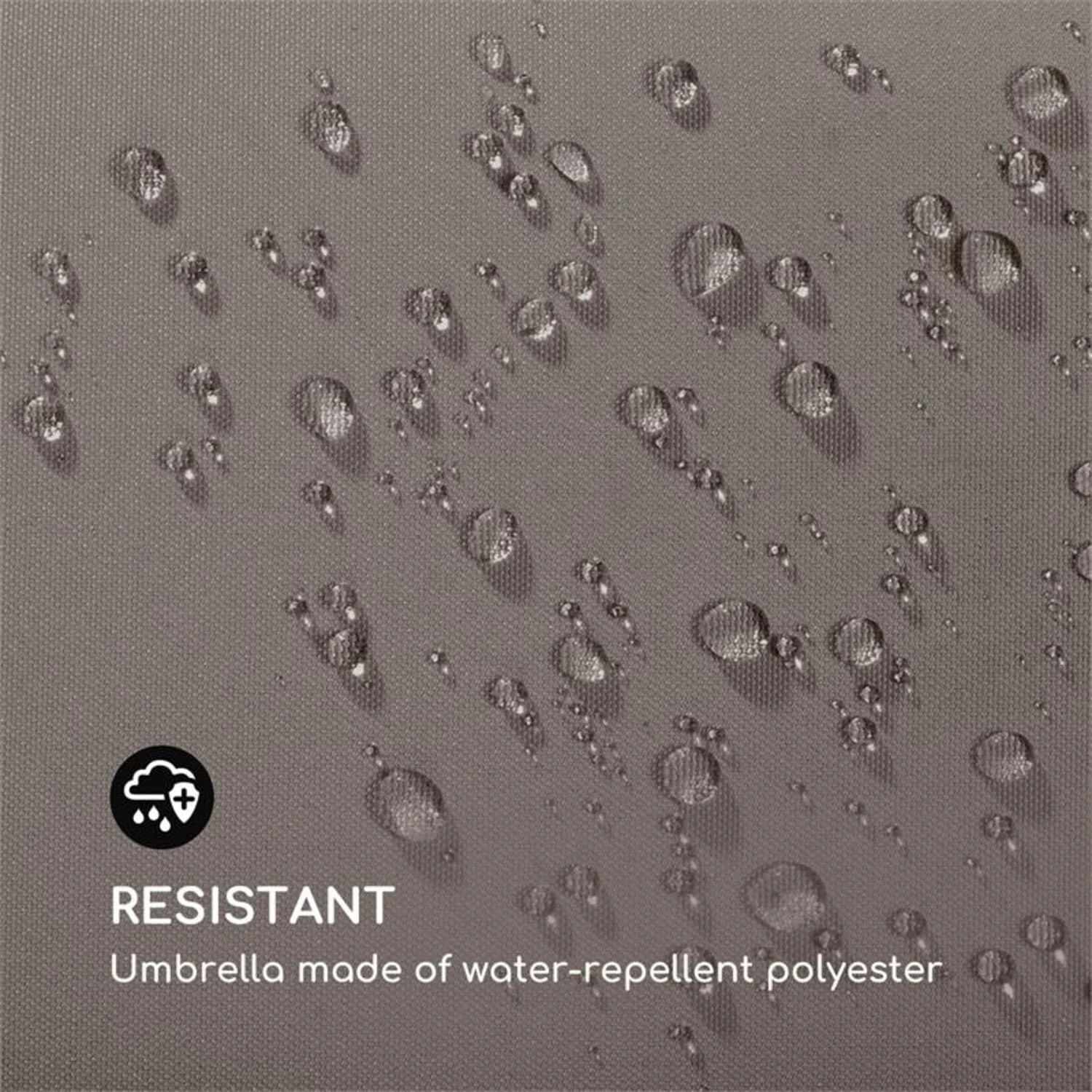 Flex-Shade L Sonnenschirm 130 X 180 Cm Polyester UV 50 Dunkelgrau 4 Flex-Shade L Sonnenschirm 130 X 180 Cm Polyester UV 50 Dunkelgrau – Bild 4