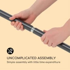 Flex-Shade XL Sonnenschirm 150 X 210 Cm Polyester UV 50 Dunkelgrau -Einrichtungsgeschäft 10034728 yy 0008 logo Blumfeldt Flex Shade XL Sonnenschirm 150x210 grau