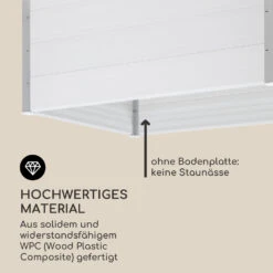 Nova Grow Gartenbeet 150 X 91 X 100 Cm WPC Holzoptik Weiß -Einrichtungsgeschäft 10034747 de 0004 logo